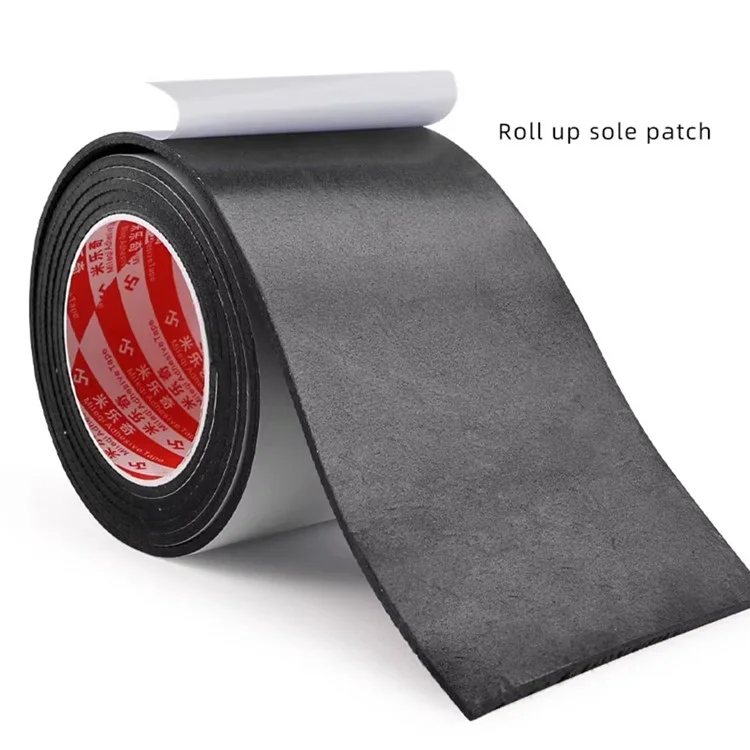 Striscia Antiscivolo da 50 mm di Larghezza e 1 m di Lunghezza con Texture a Griglia per Suole di Scarpe, Patch Adesivo Riparativo in EVA per Fondo Scarpa Usurato