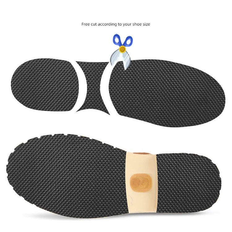 Striscia Antiscivolo da 50 mm di Larghezza e 1 m di Lunghezza con Texture a Griglia per Suole di Scarpe, Patch Adesivo Riparativo in EVA per Fondo Scarpa Usurato