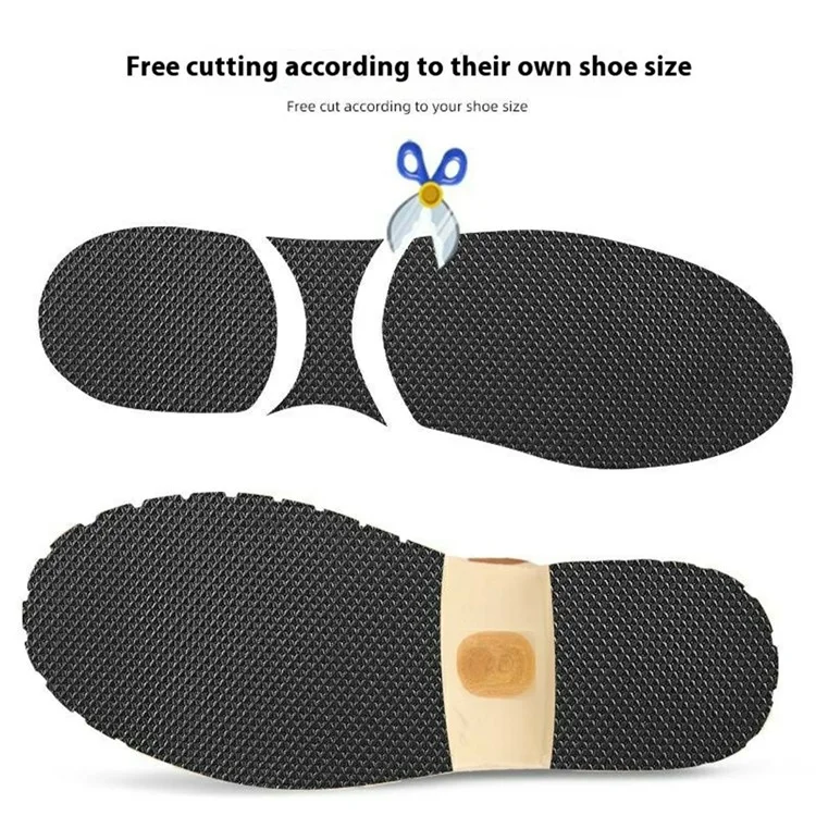 60 mm breiter, 1 m langer Gitter-Strukturierter rutschfester Schuhsohlen-Aufkleber, Selbstklebender EVA-Reparaturflicken für abgenutzte Schuhe