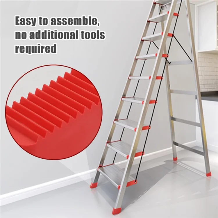 4Pcs Ladder Foot Protector Cover Anti Slip Rubber Pads Replacement Leg Caps, Inner Size: 2 x 5cm