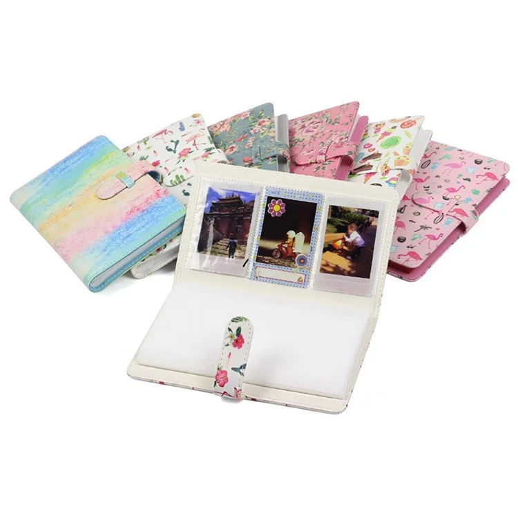 Álbum de fotos de 3 pulgadas para Instax Mini 12 / 11 / 9 Capacidad grande de 96 fotos Cubierta de cuero PU Libro de almacenamiento - Pintura al óleo