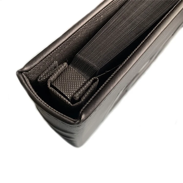 Álbum de fotos con cubierta de piel sintética de 6 pulgadas, capacidad para 500 fotos, libro de almacenamiento - Textura lisa / Negro