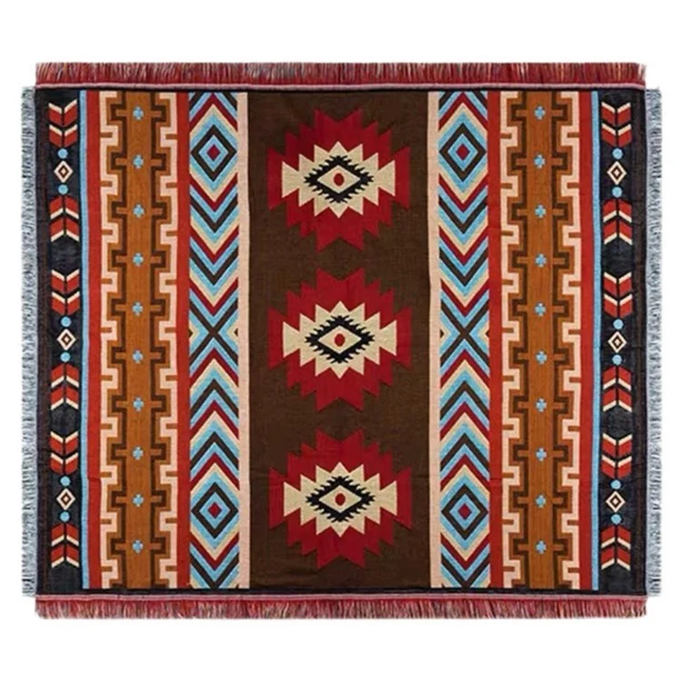 130x180cm Picknickdecke Dicke Boho-Bodenmatte Outdoor Camping Zeltunterlage Schlaf-Teppich
