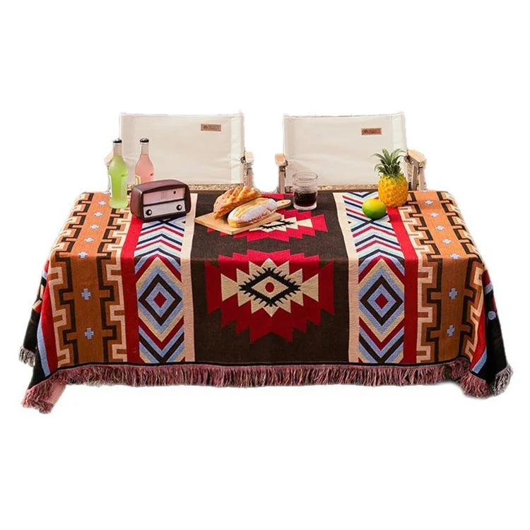 130x180cm Picknickdecke Dicke Boho-Bodenmatte Outdoor Camping Zeltunterlage Schlaf-Teppich