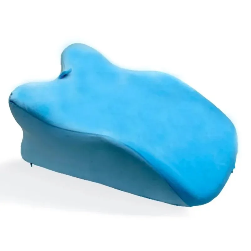 Multifunction Intimate Positioning Pillow for Couples Ergonomic Memory Foam Support Cushion - Sky Blue