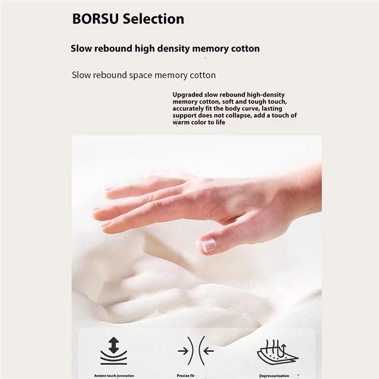 Set da 2 Pezzi: Cuscino Ergonomico in Memory Foam per Posizionamento Intimo di Coppia con Mini Cuscino di Supporto - Grigio Scuro
