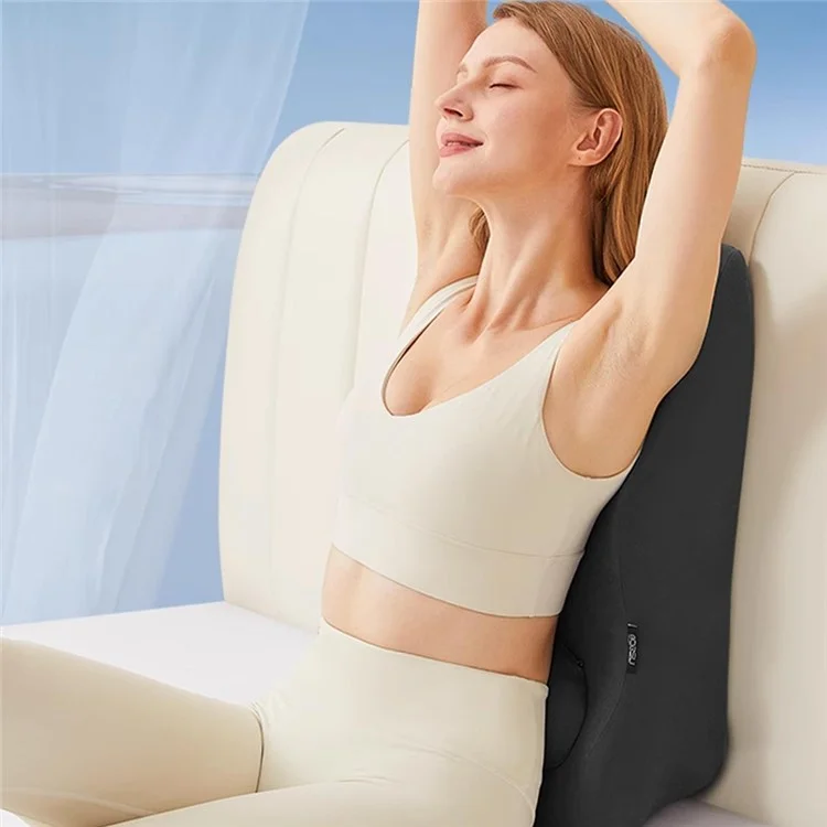 Set da 2 Pezzi: Cuscino Ergonomico in Memory Foam per Posizionamento Intimo di Coppia con Mini Cuscino di Supporto - Grigio Scuro