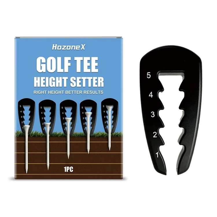 HOZONEX HZ-F01-0025-01 Supporto Altezza Tee da Golf in Plastica - Strumento Portatile per Swing Costanti