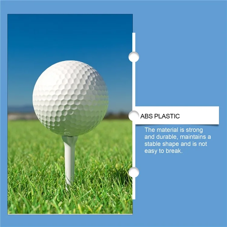 HOZONEX HZ-F01-0025-01 Supporto Altezza Tee da Golf in Plastica - Strumento Portatile per Swing Costanti