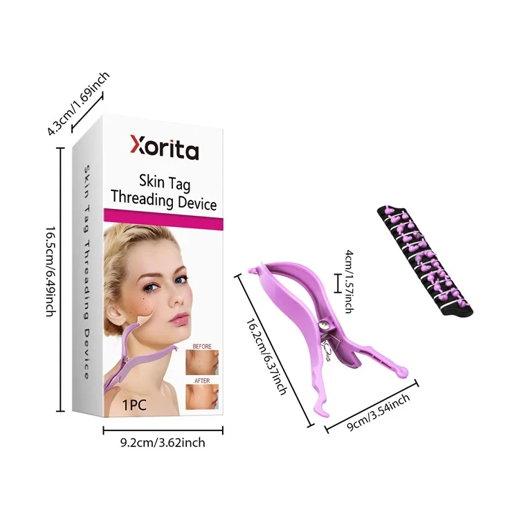 XORITA XO-A08-0005-01 Hautmarken-Entfernungsgerät für sanfte Hautpflege im Gesichts- und Körperbereich