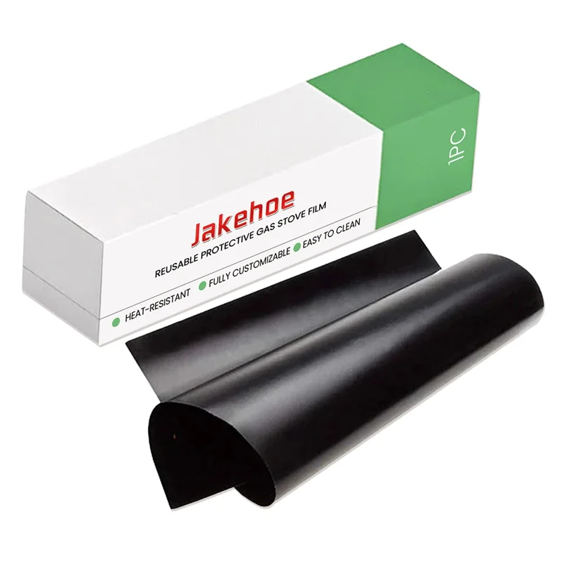 JAKEHOE JH-C09-0121-01 Gas Stove Protector Film Heat Resistant Fiberglass Non Stick Stovetop Cover