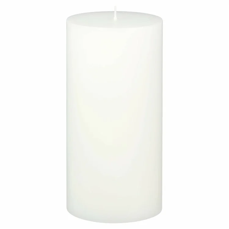 7x10cm Classic White Flat Top Pillar Candle Unscented Dinner Table Decorative Candle for Home Lighting Party Emergency