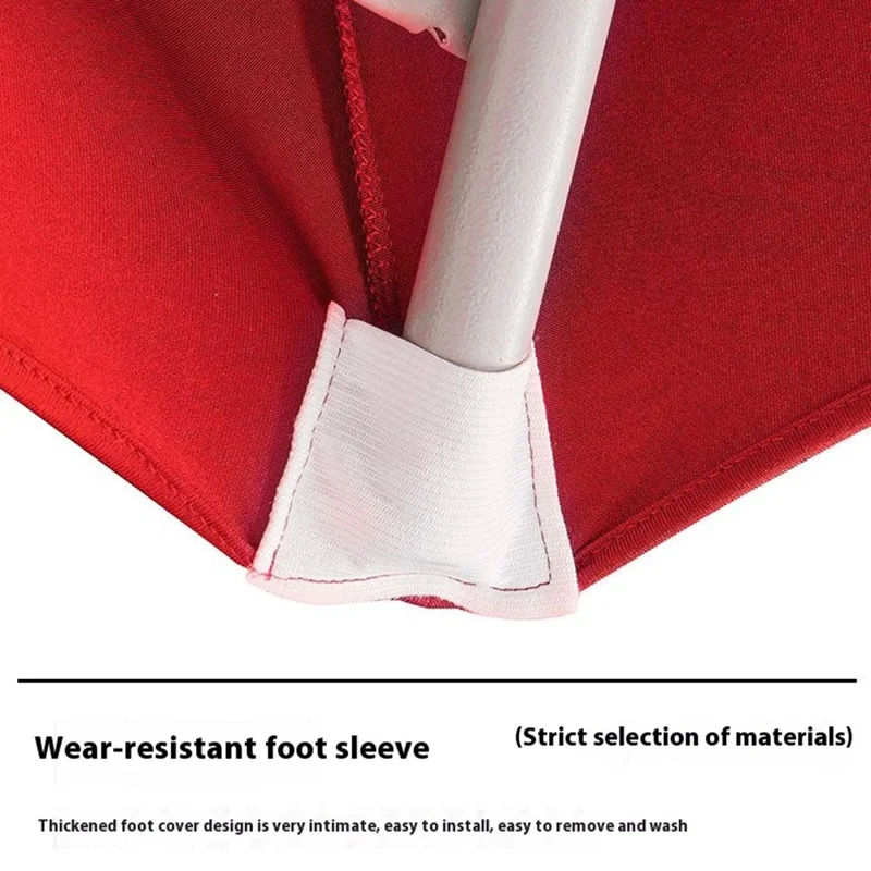 Round Tablecloth 6FT / 183cm Diameter 75cm Height Stretch Table Cover for Wedding Hotel Party - Black