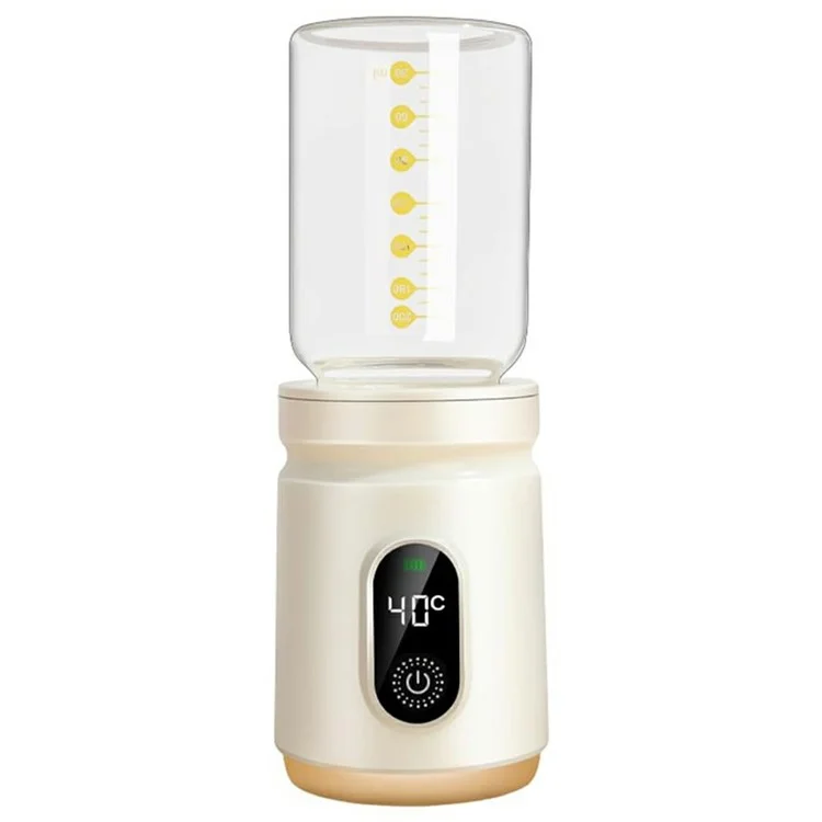 Portable Baby Milk Bottle Warmer Breast Formula Milk 4 Temperature Settings Wireless Travel Heater
