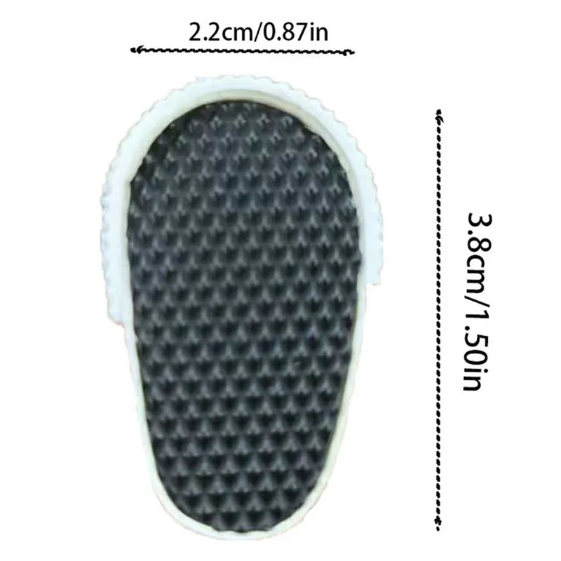 Zapatos de muñeca Labubu de 17 cm, zapatillas deportivas con cordones, lindos accesorios para muñecas - Rojo