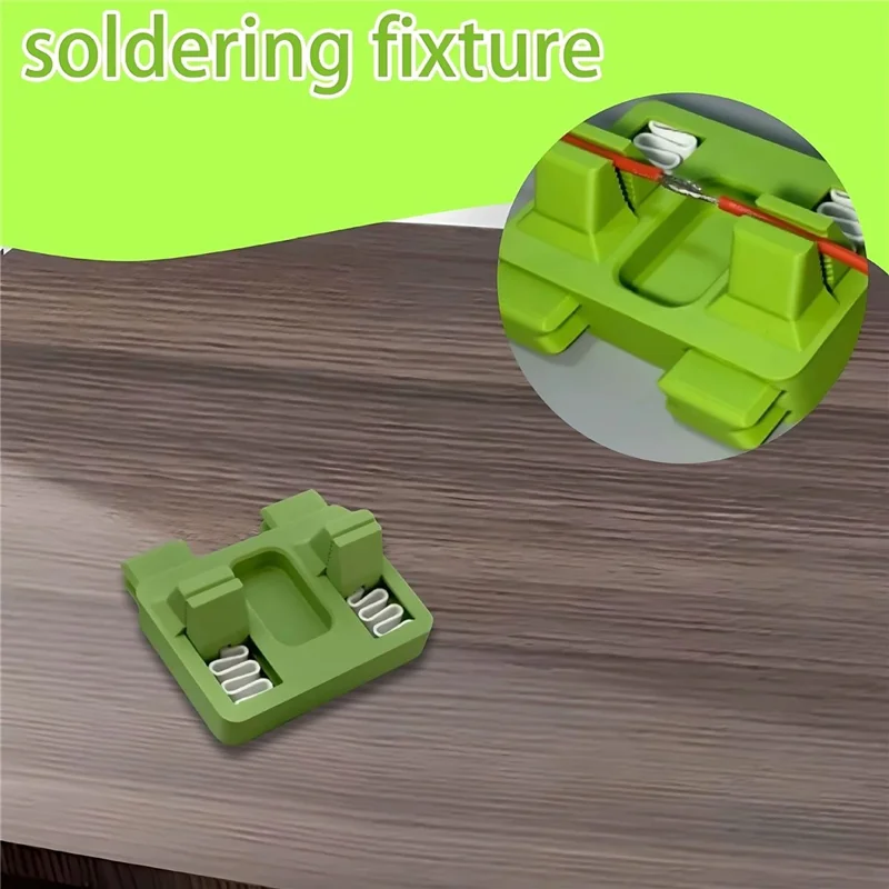 Wire Soldering Jig 3D Printed Fixture Tool Welding Accessory Hands-Free Holder Adjustable Clamp - Black