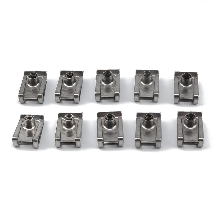 50pcs U Clips M4 M5 M6 M8 Clip-on Écrous Petites Pièces Pour Voitures et Motos