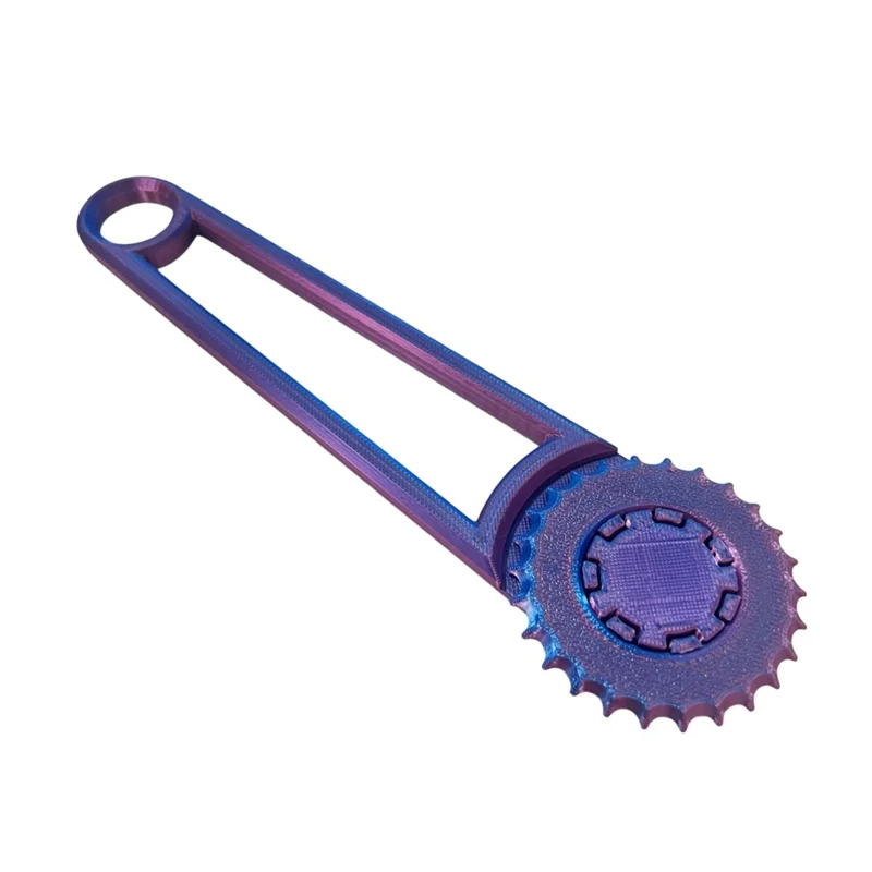 Cardboard Box Hole Punch Tool Plastic Anti-Slip Handle Hole Opening Tool, 20.5x5.8x0.84cm - Purple