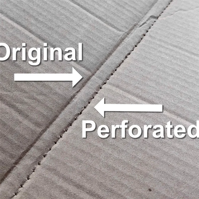 Cardboard Box Hole Punch Tool Plastic Anti-Slip Handle Hole Opening Tool, 20.5x5.8x0.84cm - Purple