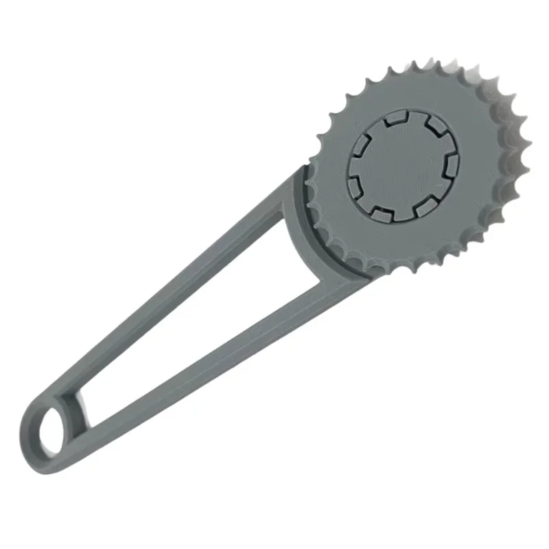 Outil de Réduction de Boîte 16 x 4,6 x 0,7 cm avec Roue de Marquage - Coupe-Boîte Réducteur pour Boîtes d'Expédition - Gris