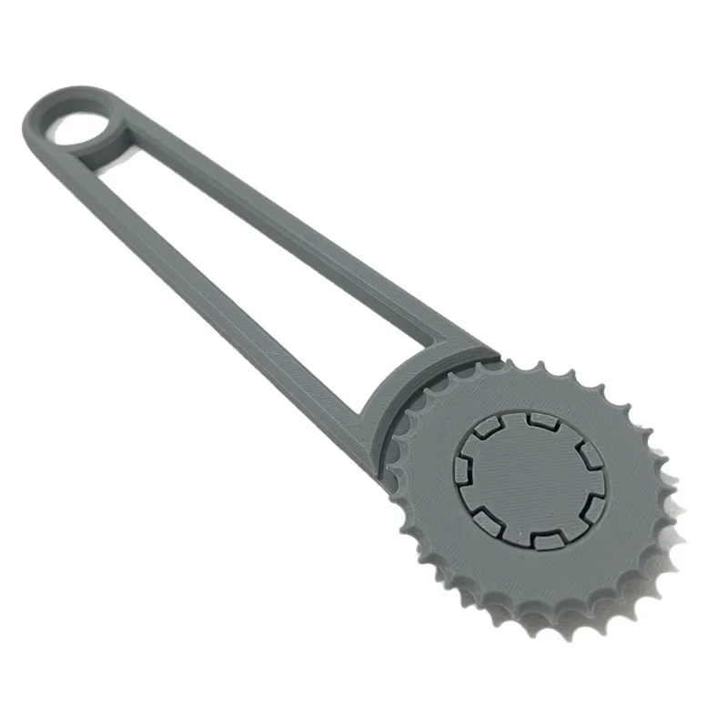 Outil de Réduction de Boîte 16 x 4,6 x 0,7 cm avec Roue de Marquage - Coupe-Boîte Réducteur pour Boîtes d'Expédition - Gris