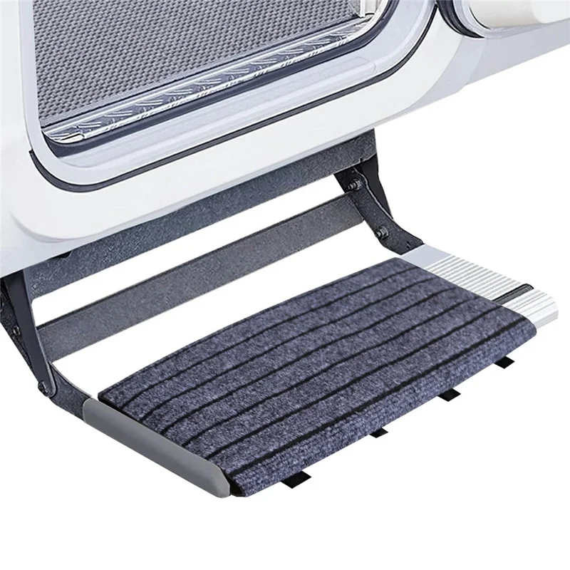 Adjustable RV Step Cover Anti Slip Mat For Camper Trailer Easy Clean Dirt Protection Mat