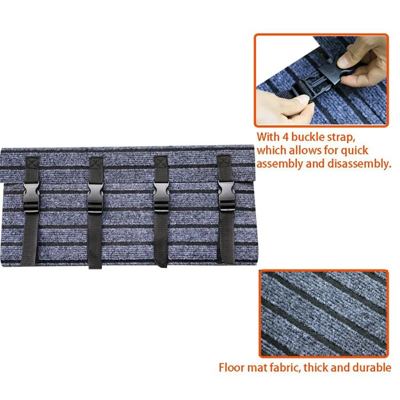 Adjustable RV Step Cover Anti Slip Mat For Camper Trailer Easy Clean Dirt Protection Mat
