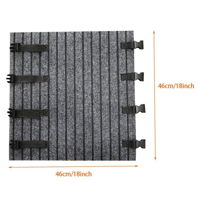 Adjustable RV Step Cover Anti Slip Mat For Camper Trailer Easy Clean Dirt Protection Mat