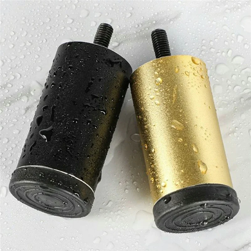 4 Peças 6cm Pés de Móveis Elevadores Suporte para Máquina de Lavar / Refrigerador / Sofá / Armário - Dourado