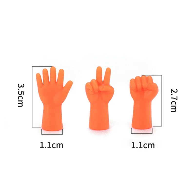 AC252 6Pcs / Set Rock Paper Scissors Knitting Needles Point Protectors Weave Knitting Needle Tip Stopper Rubber Anti-slip Cap - Purple