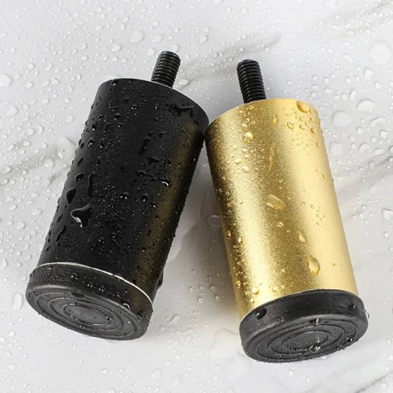 4 Peças Pés Elevadores de 15 cm para Móveis - Suporte para Máquina de Lavar, Geladeira, Sofá, Armário - Preto