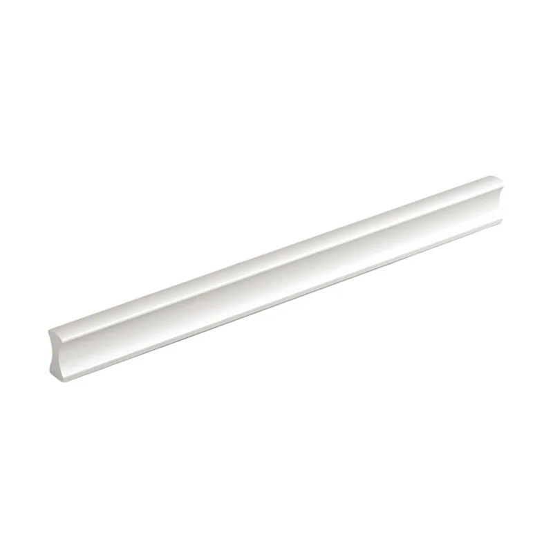 Drawer Pull 160mm Hole Center, 185mm Length Aluminum Alloy Kitchen Cabinet Handle Furniture Hardware - Matte Silver