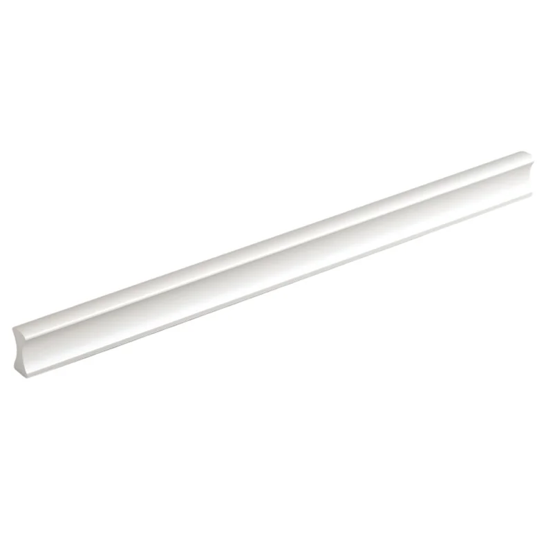 Drawer Pull 192mm Hole Center, 220mm Length Aluminum Alloy Kitchen Cabinet Handle Furniture Hardware - Matte Silver