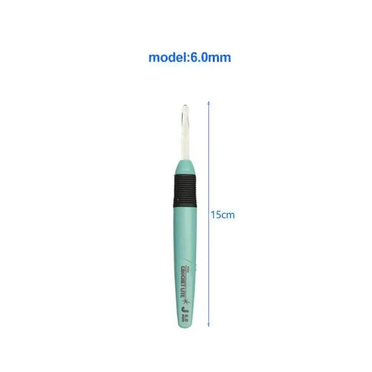 CH047 Creative LED Light Crochet Hook Knitting Needle Weaving Sewing Crocheting Tool - 6.0mm