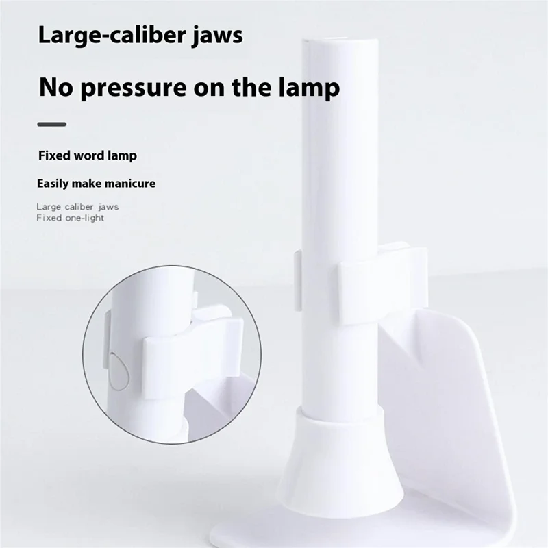 MINI-Z03AFZ Lampada asciugatore per unghie portatile a cilindro con controllo a pulsante, 18W alta potenza e supporto rimovibile - Bianco