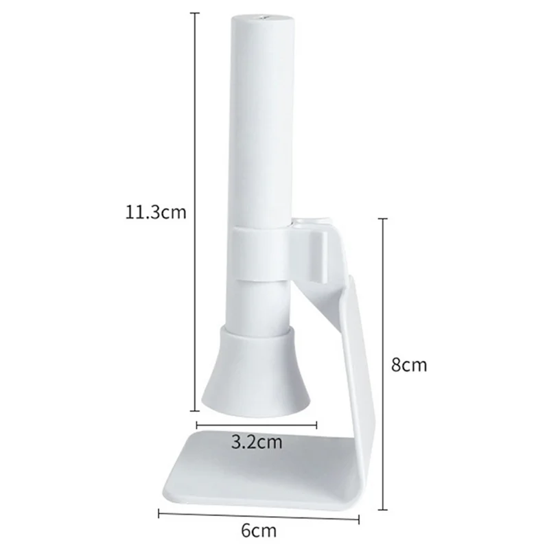 MINI-Z03AFZ Lampada asciugatore per unghie portatile a cilindro con controllo a pulsante, 18W alta potenza e supporto rimovibile - Bianco