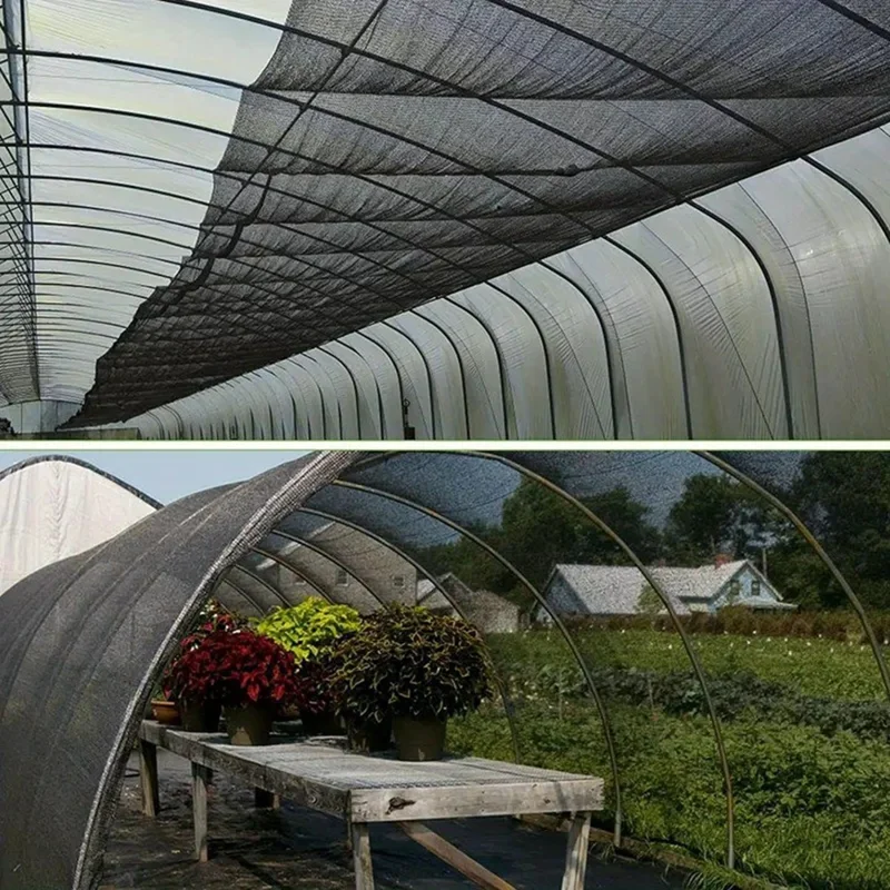 2.4 x 4m Outdoor Garden Mosquito Net Insect Barrier Vegetable Tent Plant Protective Cover for Patio / Yard / Greenhouse - White