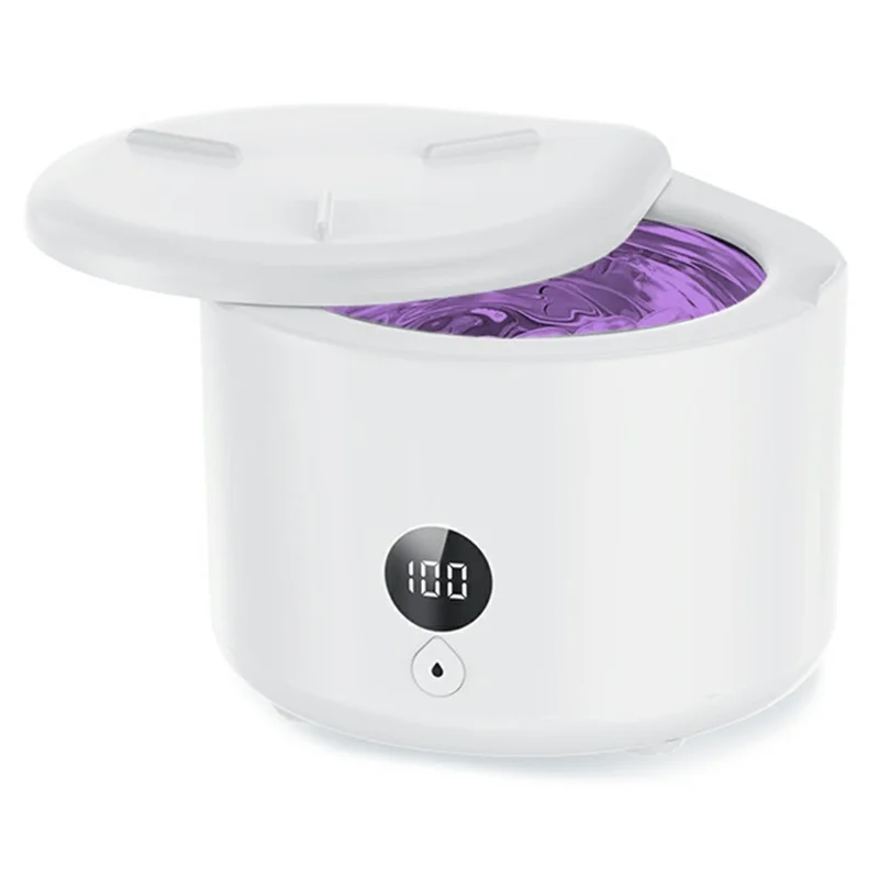 SL103B 4 Modes Ultrasonic Cleaner for Dentures Contact Lenses Jewelry Watch UV Sterilizer, EU Plug - White