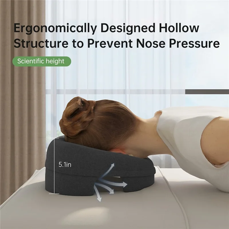 Oreiller ergonomique en mousse à mémoire de forme pour la récupération après une chirurgie