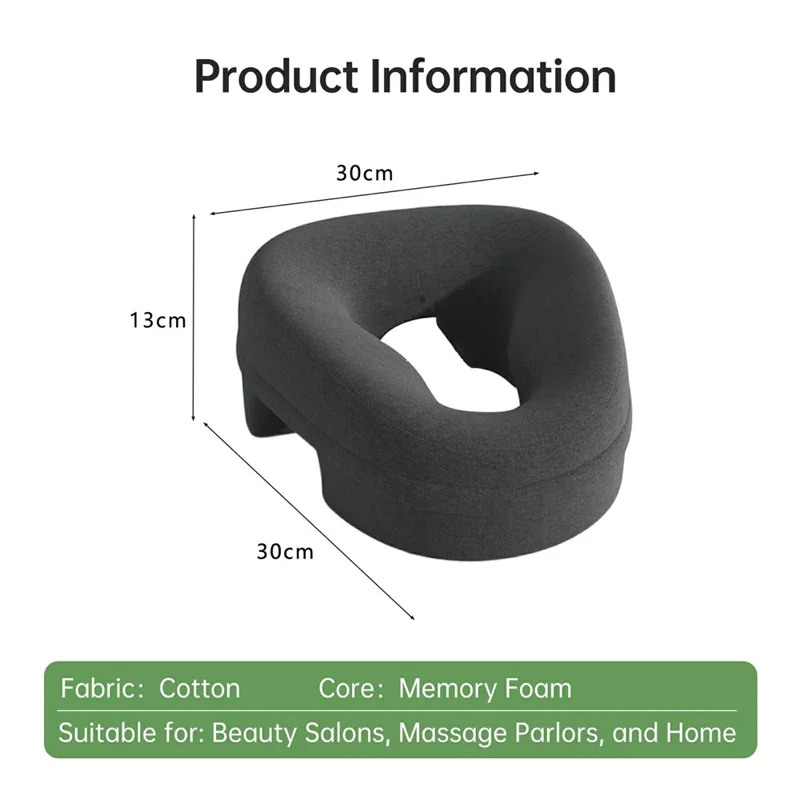Oreiller ergonomique en mousse à mémoire de forme pour la récupération après une chirurgie