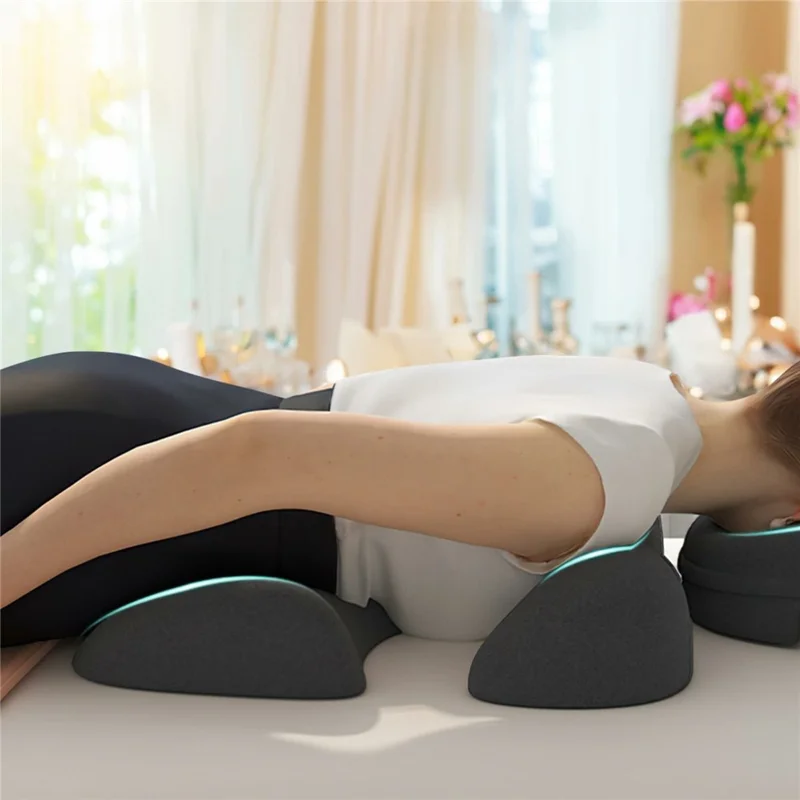 Memory Foam T-Shaped Massage Pillow for Spa Salon Beauty Bed Ergonomic Chest Support Cushion