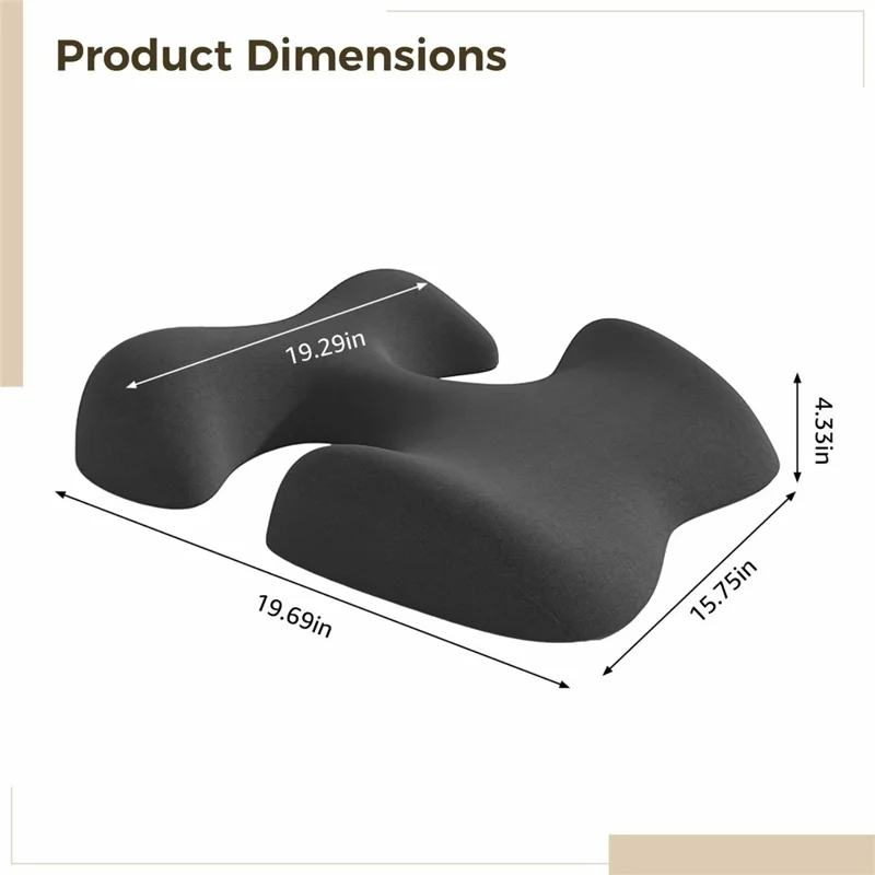 Memory Foam T-Shaped Massage Pillow for Spa Salon Beauty Bed Ergonomic Chest Support Cushion