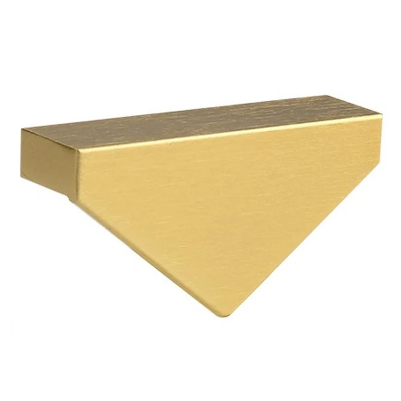 TNH3311 Triangle Copper-Colored Drawer Pull Handle Wardrobe Cabinet Aluminum Alloy Handle
