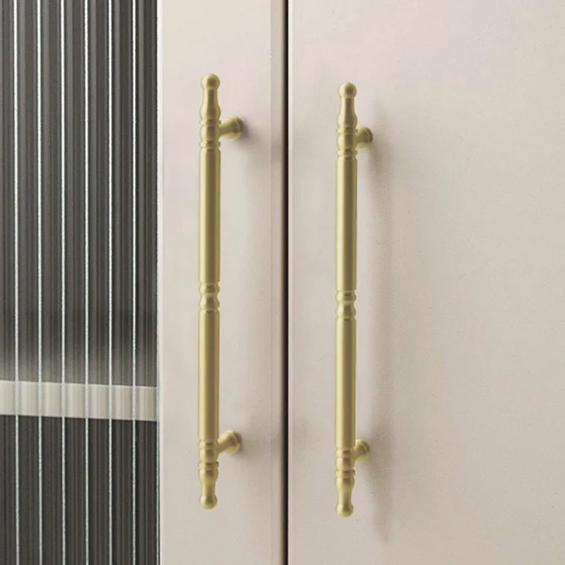 1092-160 Luksusowa mosiężna pokrętła do szafek, uchwyty do mebli, szaf, francuski styl, uchwyt do drzwi