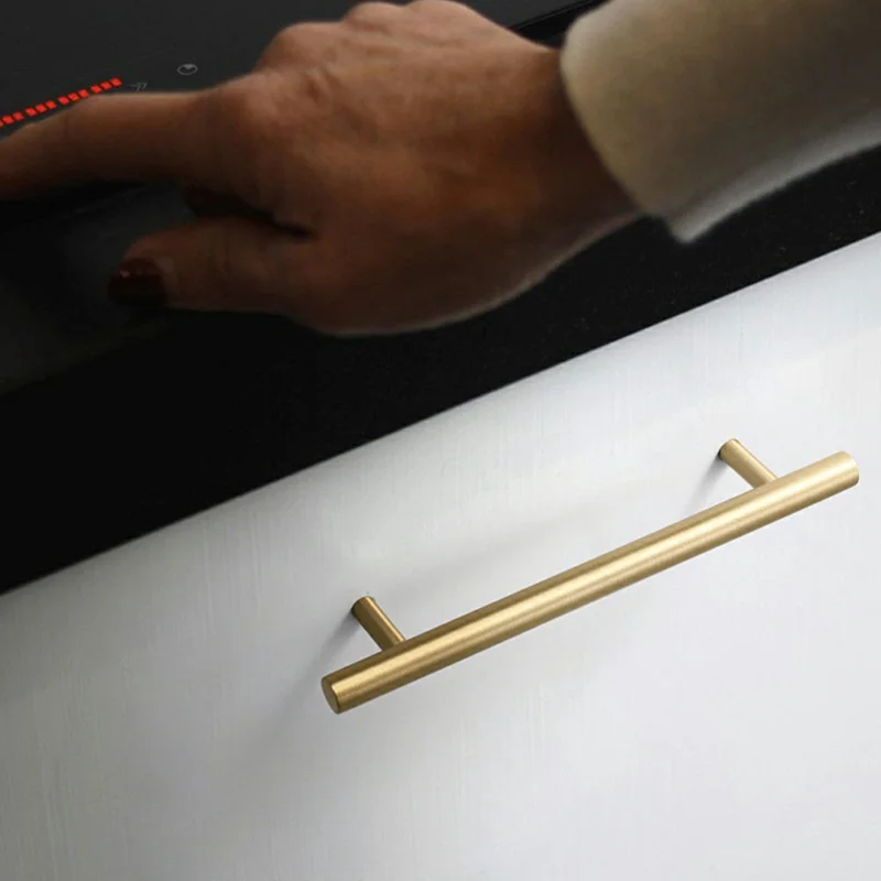 1019-160 Luxury Brass Furniture Handle Cabinet Drawer Wardrobe French Style Door Pull Handle