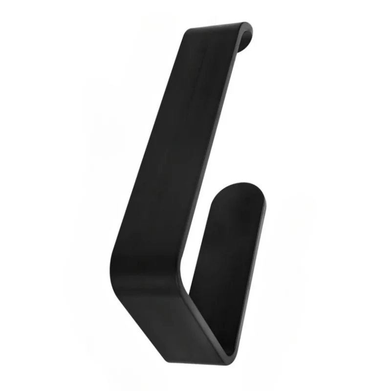 170-1 Support de rideau acrylique sans perçage, fixation murale adhésive, boucle de maintien de rideau