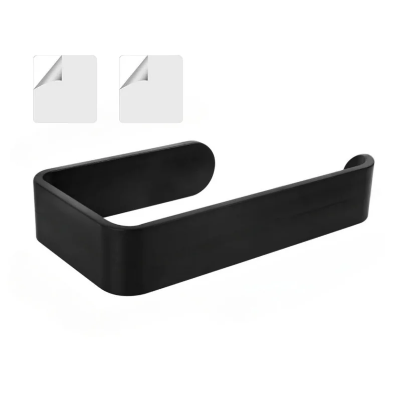 170-1 Support de rideau acrylique sans perçage, fixation murale adhésive, boucle de maintien de rideau