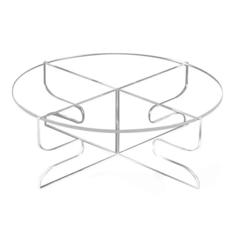 Suporte Expositor YX172 para Dispensador de Bebidas em Acrílico Prateleira de Armazenamento para Cupcakes com Diâmetro de Até 19 cm