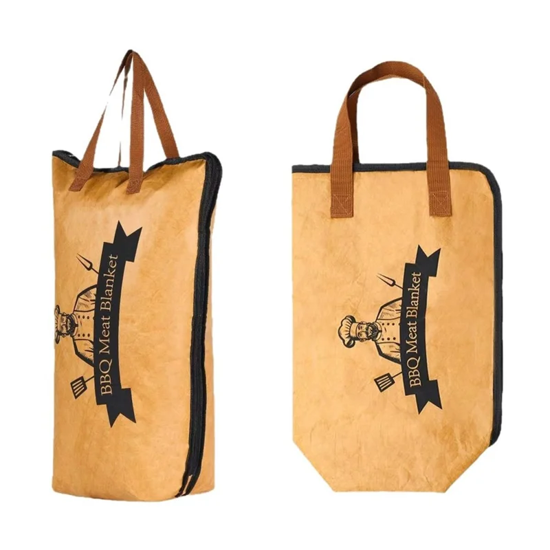 Bolsa Isotérmica de 21 Pulgadas para Barbacoa y Picnic - Bolsa de Almacenamiento de Carne Impermeable con Papel de Aluminio (Sin BPA, Sin FDA)
