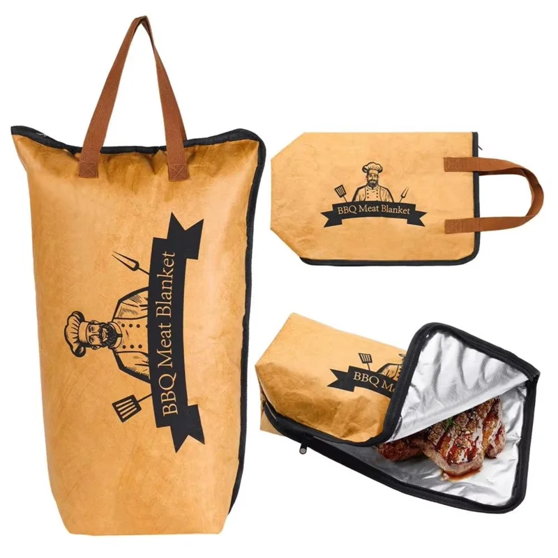 21 Zoll isolierte Kühltasche BBQ Picknick Große Kapazität Alufolien Fleisch Aufbewahrungstasche (BPA-frei, Keine FDA)